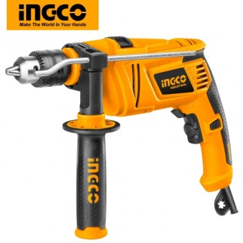 INGCO 850W Corded Impact Drill with Froward and Reverse Switch, Hammer Function ID8508